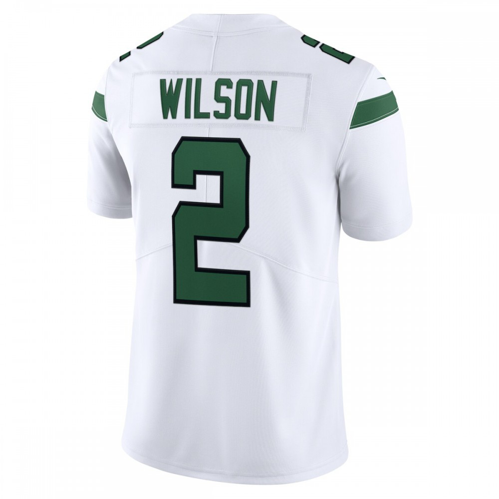 Zach Wilson New York Jets Nike Vapor Limited Jersey - Spotlight White-GridironStore